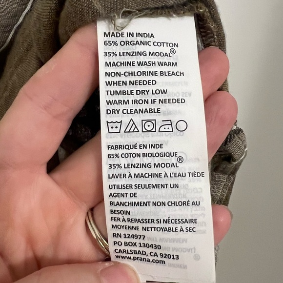 NWT Prana Buenos Dias Dress in Cargo Green - Picture 9 of 10